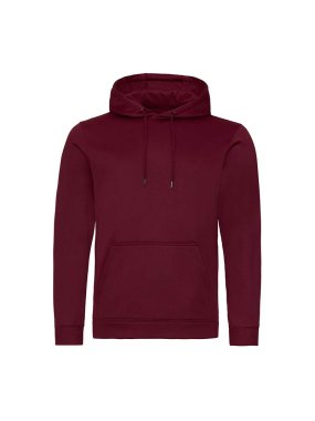 Unisex mikina (Just Hoods SPORTS POLYESTER HOODIE) > bordová > 3XL