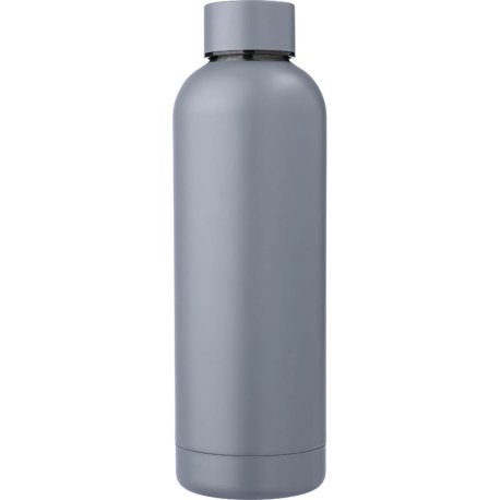 Matná fľaša z recyklovaného nerezu (500 ml) > šedá