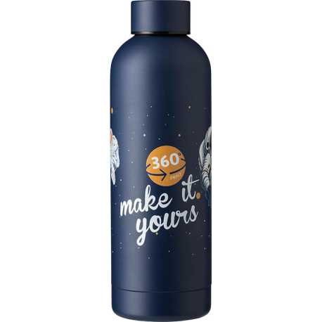 Matná fľaša z recyklovaného nerezu (500 ml) > šedá