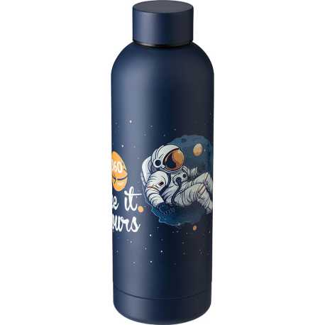 Matná fľaša z recyklovaného nerezu (500 ml) > šedá