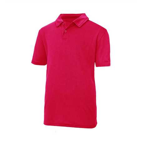 Detská polokošeľa (Just Cool KIDS COOL POLO) > ružová (hot) > L