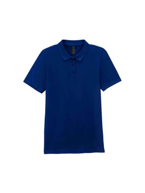 Dámska polokošeľa(GILDAN SOFTSTYLE® LADIES' DOUBLE PIQUÉ POLO) > modrá (navy) > S