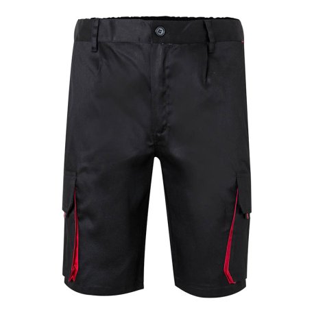 Pánske krátke nohavice (VELILLA TWO-TONE SHORTS) > čierna / červená > 34