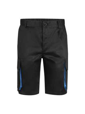 Pánske krátke nohavice (VELILLA TWO-TONE SHORTS) > čierna / modrá (sky) > 40