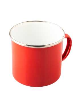 Smaltovaný hrnček 500 ml > červená