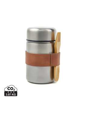 Termofľaša na potraviny VINGA Miles > strieborná