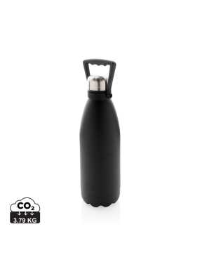Veľká termofľaša 1,5l z RCS recykl. ocele > čierna