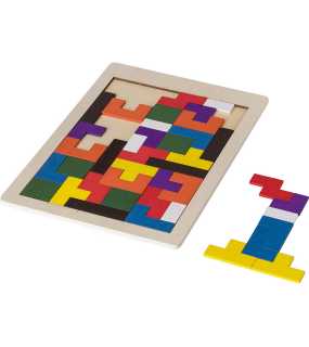 Drevené puzzle > hnedá