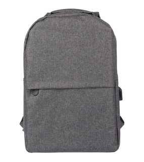 Ruksak na notebook s USB portom > sivá