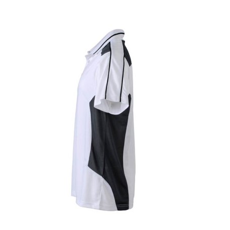 Pánska polokošeľa (DAIBER Craftsmen Poloshirt) > biela / šedá (carbon) > M