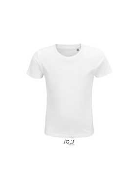 Detské tričko (SOL'S CRUSADER KIDS - ROUND-NECK FITTED JERSEY T-SHIRT) > biela > 12A