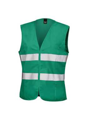 Dámska reflexná vesta(RESULT WOMENS HIGH VIZ TABARD) > zelená > S