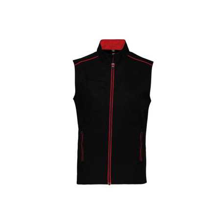 Pánska vesta (MEN'S DAYTODAY GILET) > čierna / červená > 2XL