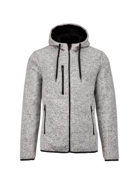 Pánska mikina (Proact"MEN'S HEATHER HOODIE") > šedá (light melange) > M