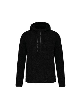 Pánska mikina (Proact"MEN'S HEATHER HOODIE") > šedá (dark melange) > L