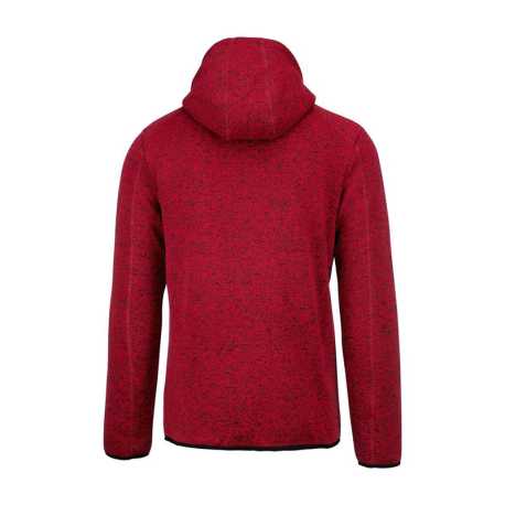 Pánska mikina (Proact"MEN'S HEATHER HOODIE") > červená (melange) > XL