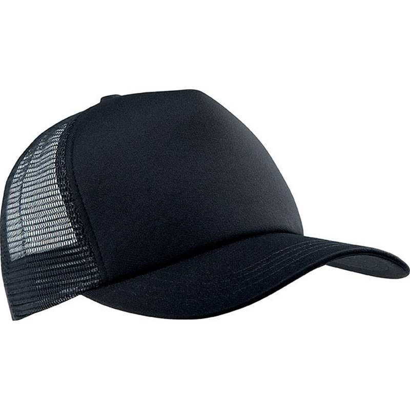 5 panelová šiltovka (KUP TRUCKER MESH CAP - 5 PANELS) > čierna