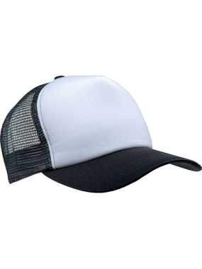 5 panelová šiltovka (KUP TRUCKER MESH CAP - 5 PANELS) > biela / čierna