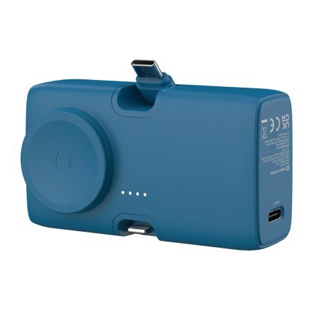 Powerbanka 5000mAh Urban Vitamin San Diego 20W PD z plastu RCS > modrá