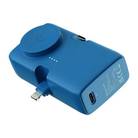 Powerbanka 5000mAh Urban Vitamin San Diego 20W PD z plastu RCS > modrá