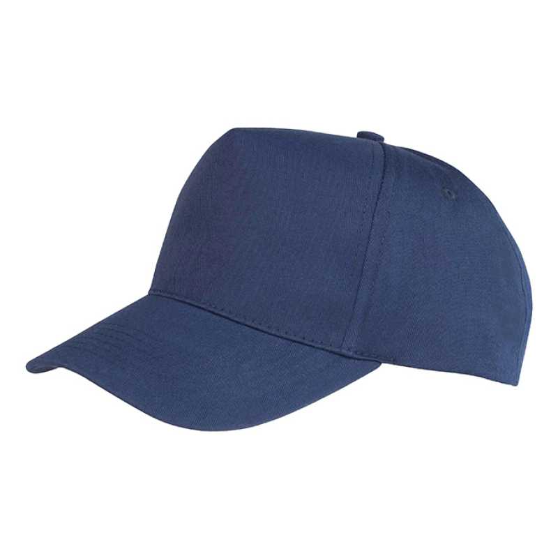 5 panelová šiltovka (RESULT Core Recycled Printers Cap) > modrá (navy)