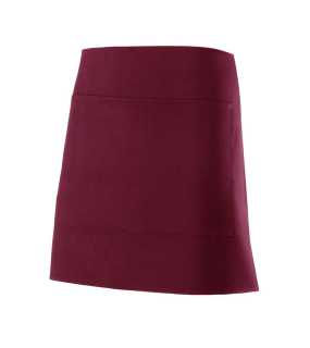 Zástera (VELILLA 100% POLYESTER SHORT APRON) > fialová (maroon)