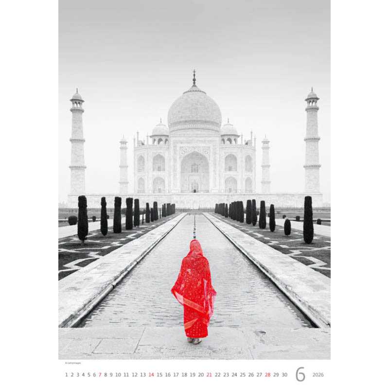 Nástenný kalendár (Colour Art 2026) - 31,5 x 52 cm