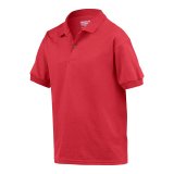 Detská polokošeľa (GILDAN DRYBLEND YOUTH JERSEY POLO) > červená > L