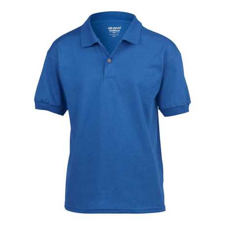 Detská polokošeľa (GILDAN DRYBLEND YOUTH JERSEY POLO) > modrá (royal) > L