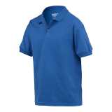 Detská polokošeľa (GILDAN DRYBLEND YOUTH JERSEY POLO) > modrá (royal) > L