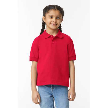 Detská polokošeľa (GILDAN DRYBLEND YOUTH JERSEY POLO) > šedá (sport) > XL