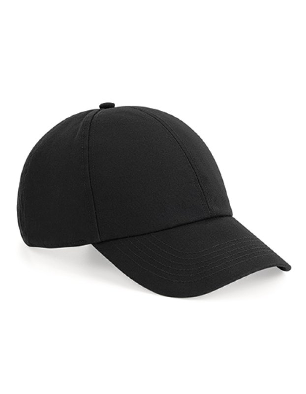 6 panelová-unisex šiltovka (Beechfield Organic Cotton 6 Panel Cap) > čierna