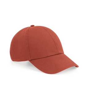 6 panelová-unisex šiltovka (Beechfield Organic Cotton 6 Panel Cap) > oranžová (terracotta)