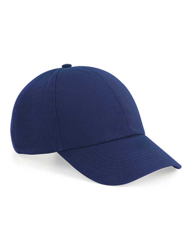 6 panelová-unisex šiltovka (Beechfield Organic Cotton 6 Panel Cap) > modrá (oxford navy)