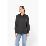 Dámska košeľa (Kariban LADIES’ NEVADA LONG SLEEVE COTTON SHIRT) > šedá (dark) > 2XL