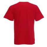 Pánske tričko (FRUIT OF THE LOOM Valueweight V-Neck T) > červená > S