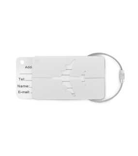 Menovka na batožinu > strieborná(matná)