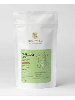 Healtern Specialty Coffee Kolumbia decaf zrnková 75g SK