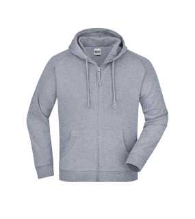 Pánska mikina (JN Hooded Jacket) > šedá (heather) > L