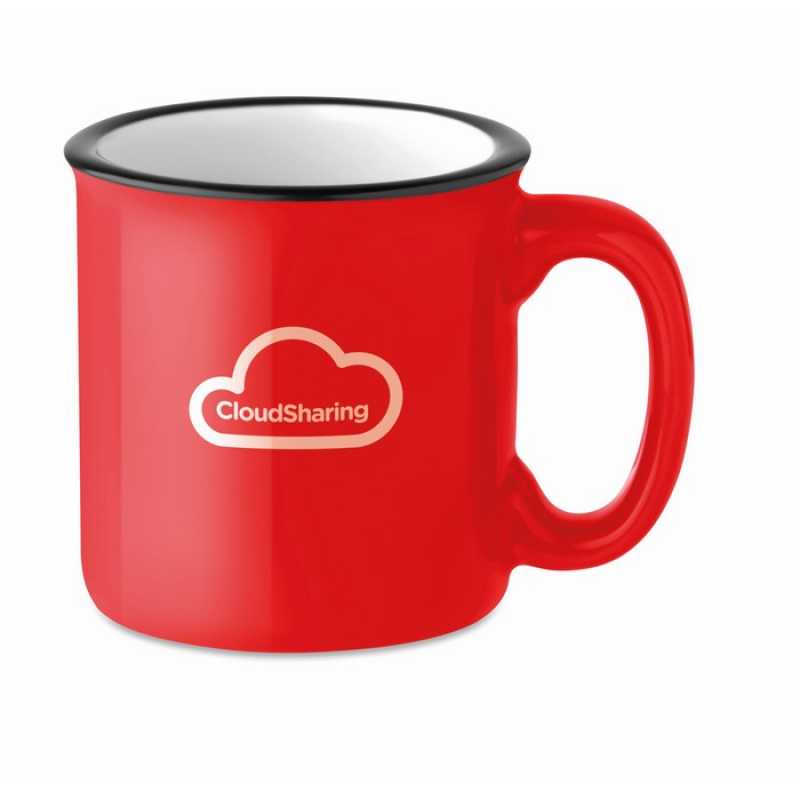 Keramický hrnček >  červená