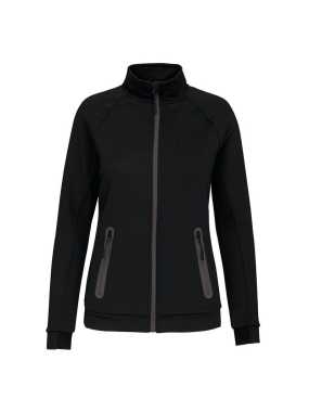 Dámska mikina (LADIES' HIGH NECK JACKET) > čierna > M