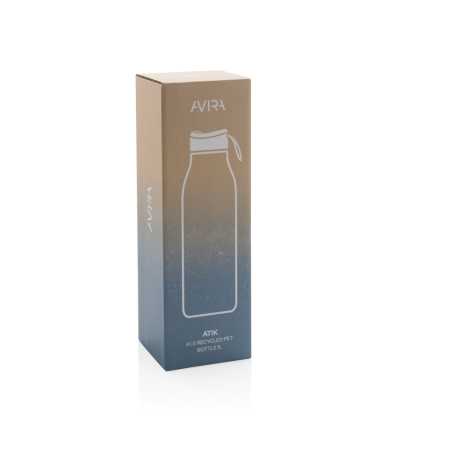 Fľaša na vodu Avira Atik 1l z RCS recyklovaného PET > čierna