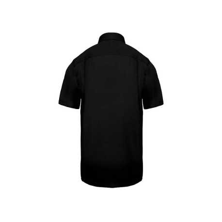 Pánska košeľa (KARIBAN MENS SHORT SLEEVE SHIRT) > čierna > 2XL