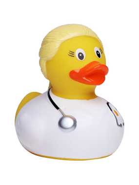 Kačička do vane (MBW Squeaky duck doctor blonde) > viacfarebná