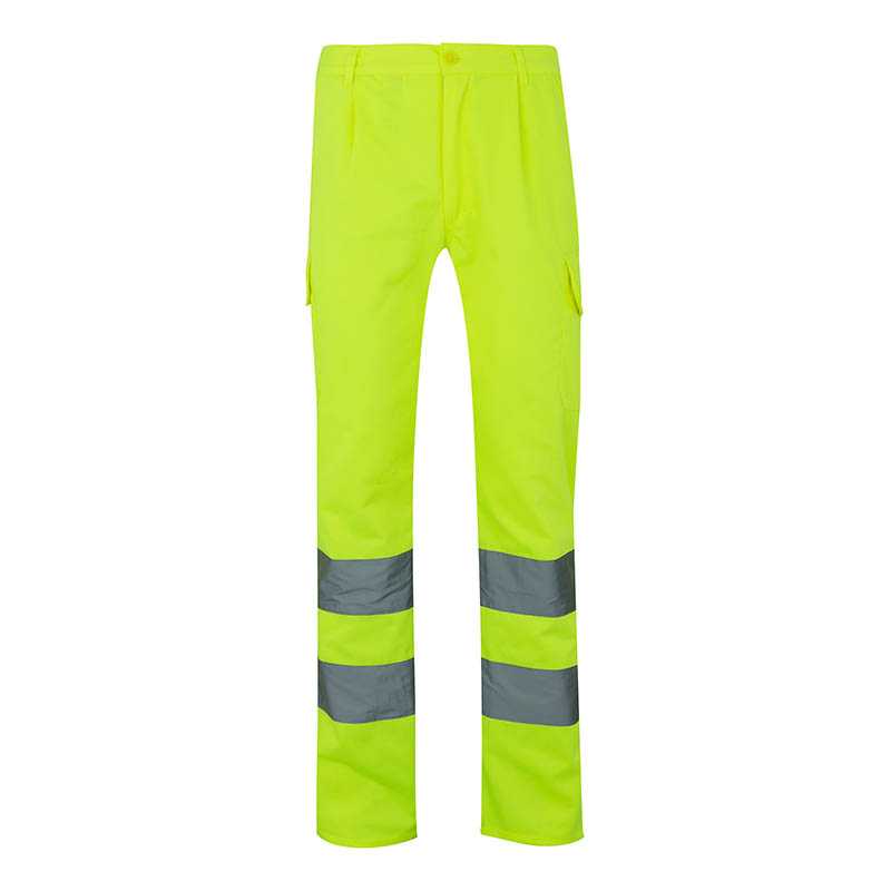 Pánske nohavice (VELILLA HV TROUSERS) > žltá (hi-vis) > 2XL