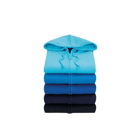 Pánska mikina (AWDis FULL ZIP HOODIE) > modrá (sapphire) > 2XL