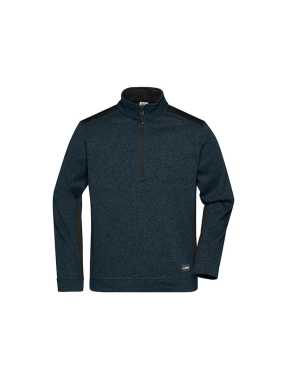 Pánska pracovná mikina(JN Mens Workwear Fleece Halfzip) > modrá (navy) > L