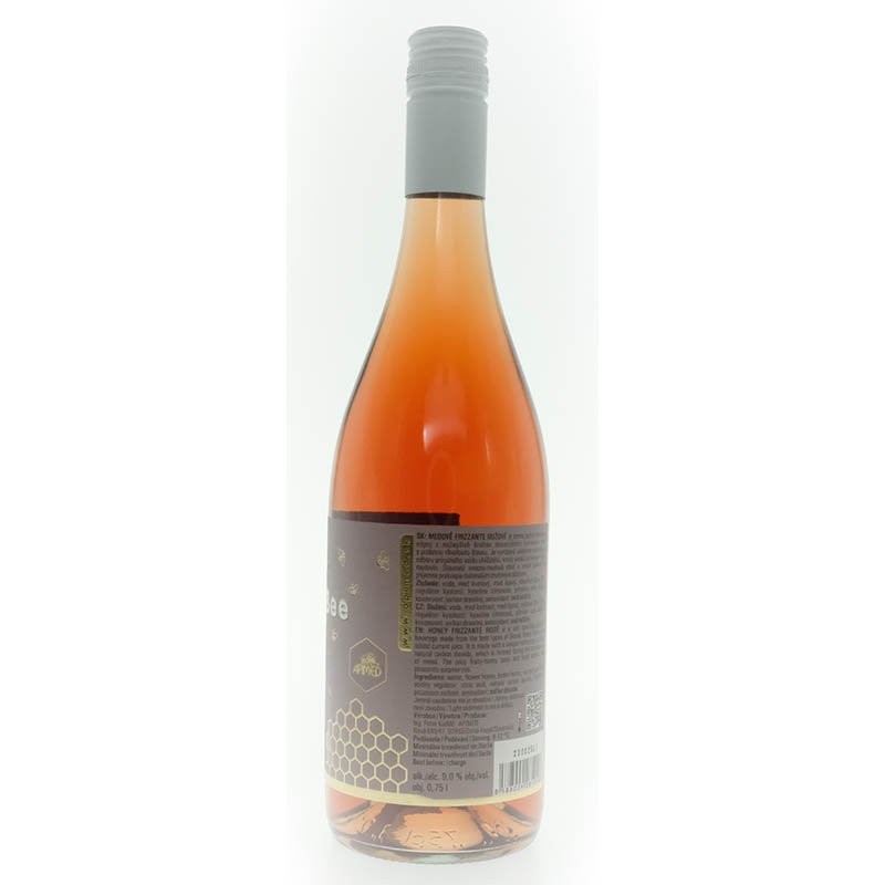 Medové Frizzante Bubble Bee ružové 0,75l
