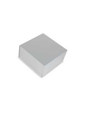 Darčeková krabica s magnetom > strieborná >23x23x11cm