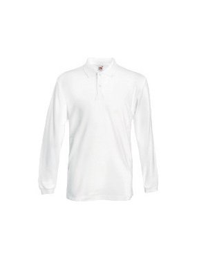 Unisex polokošeľa (100 % COTTON L.SL.  PIQUE POLO) > biela > S